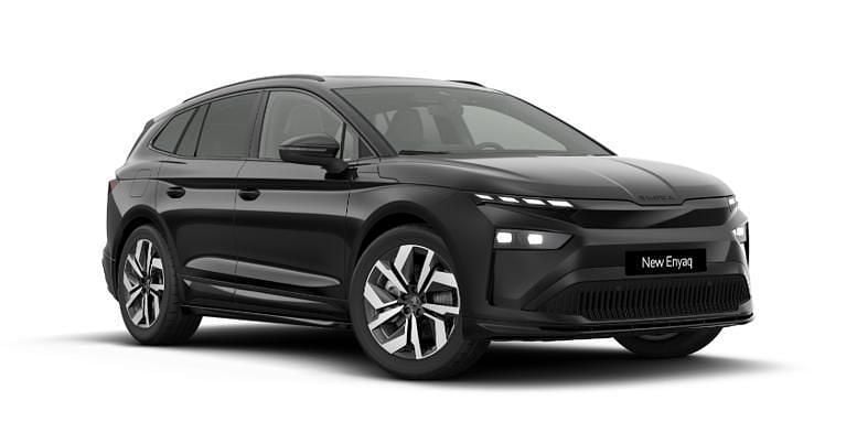 Sortmetal Ny 2026 Skoda Enyaq iV SportLine SUV | 413.580 kr. (Fair pris) - Billede 1/4