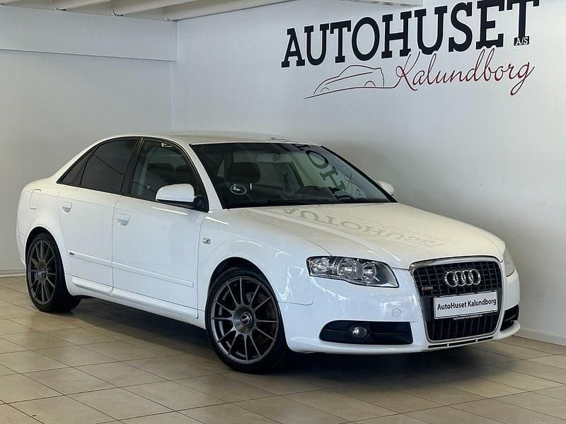 Hvid Brugt 2006 Audi A4 S-Line Sedan | 49.900 kr. - Billede 1/4