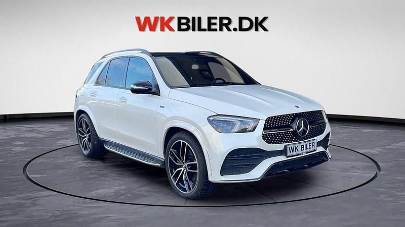 Hvidmetal Brugt 2021 Mercedes GLE350 AMG line SUV | 839.800 kr. (God pris) - Billede 1/4