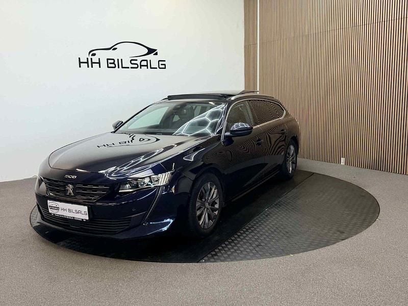 Mørkblåmetal Brugt 2020 Peugeot 508 Allure Stationcar | 159.700 kr. (Fair pris) - Billede 1/4
