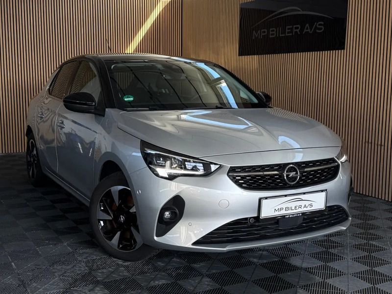 Sølvmetal Brugt 2023 Opel Corsa-e Elegance Hatchback | 133.900 kr. (God pris) - Billede 1/4