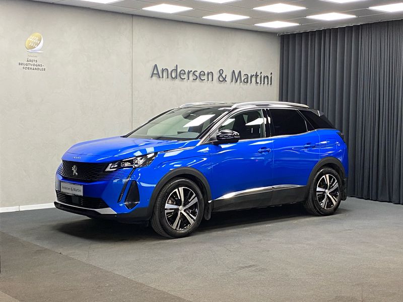 Blåmetal Brugt 2022 Peugeot 3008 GT SUV | 228.900 kr. (Fair pris) - Billede 1/4