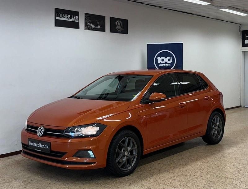 Orange Brugt 2020 VW Polo Comfortline Hatchback | 129.800 kr. (God pris) - Billede 1/4