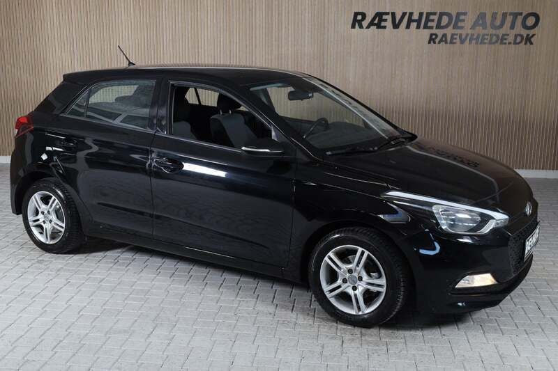 Sort Brugt 2015 Hyundai i20 GO! Hatchback | 64.900 kr. (God pris) - Billede 1/4