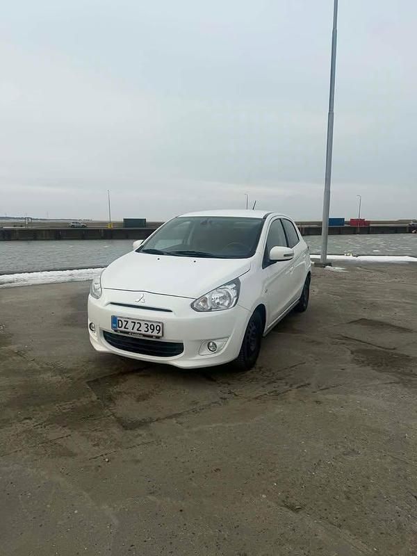 Brugt Mitsubishi Space Star 80 HK (58 kW) 2017 Hvid Hatchback