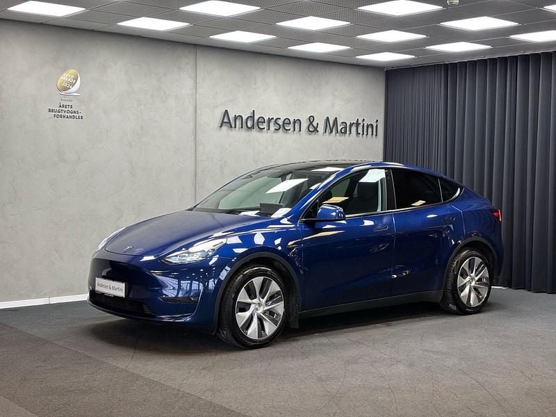 Brugt Tesla Model Y Long Range AWD 378 kW (514 HK) 2021 Blaametal SUV