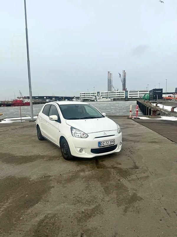 Brugt Mitsubishi Space Star 80 HK (58 kW) 2017 Hvid Hatchback