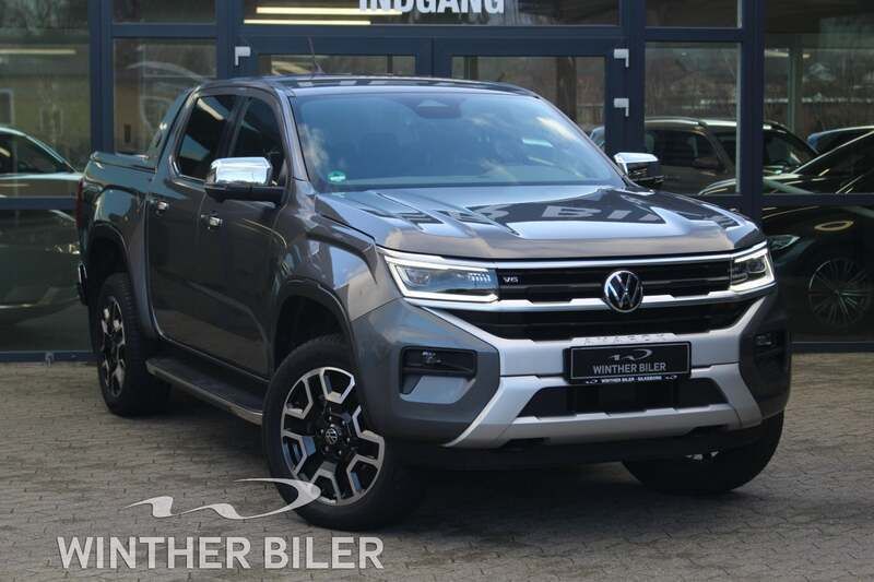 Sølvmetal Brugt 2023 VW Amarok Aventura Afhentning | 399.900 kr. - Billede 1/4