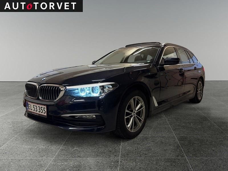 Blåmetal Brugt 2018 BMW 520 Stationcar | 249.700 kr. (Fair pris) - Billede 1/4