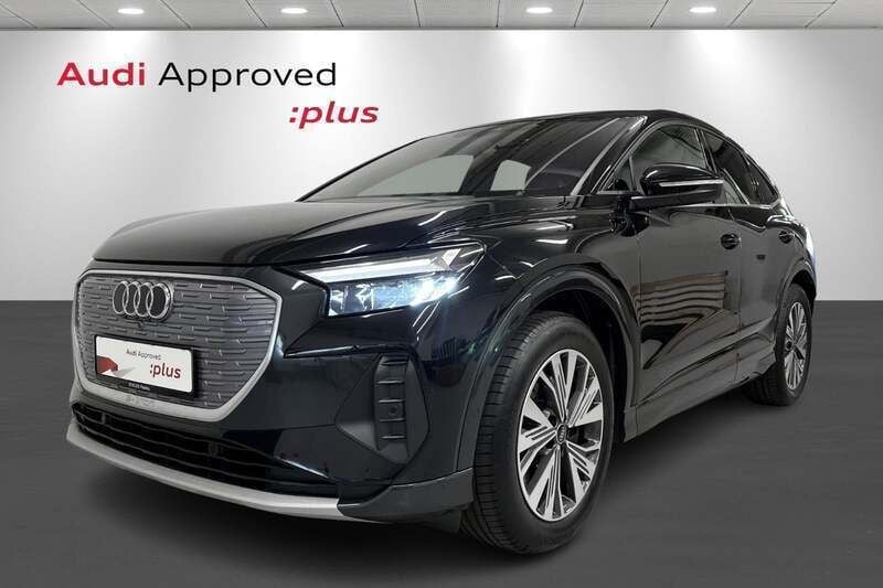 Sortmetal Brugt 2024 Audi Q4 Sportback e-tron Design SUV | 399.900 kr. - Billede 1/4