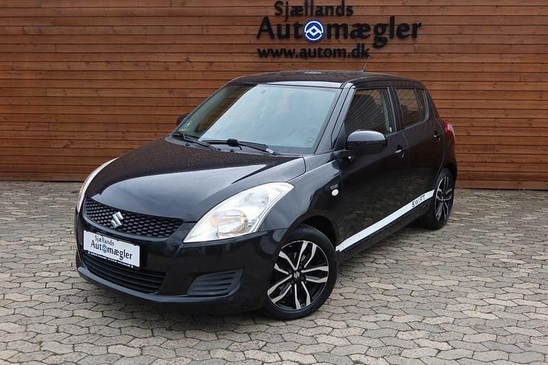 Sort Brugt 2012 Suzuki Swift GL Hatchback | 32.500 kr. (God pris) - Billede 1/4