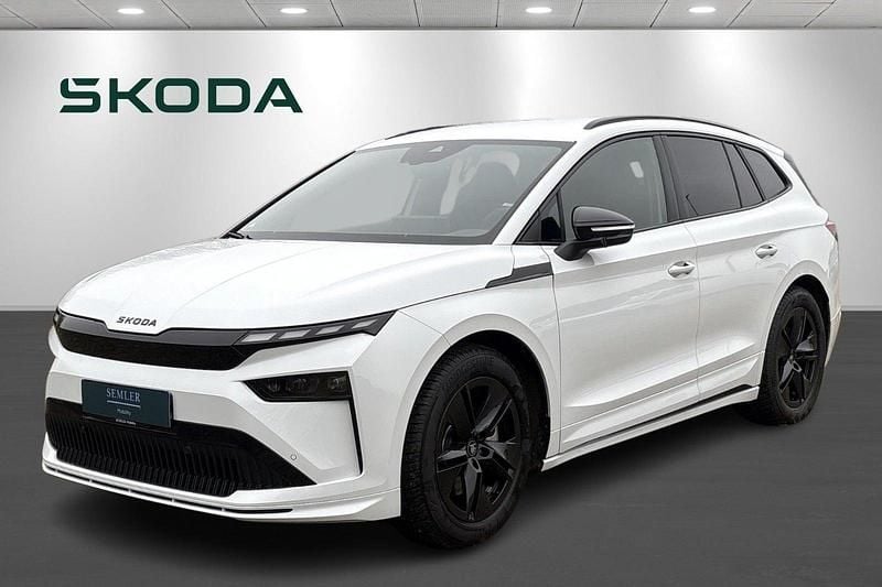 Brugt Skoda Enyaq iV SportLine 210 kW (286 HK) 2025 Hvidmetal SUV