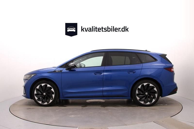 Brugt Skoda Enyaq iV SportLine 150 kW (204 HK) 2022 Blåmetal SUV