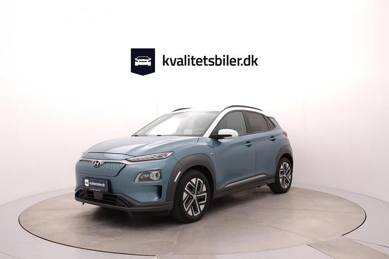Brugt Hyundai Kona Premium 150 kW (204 HK) 2020 Lysblå SUV