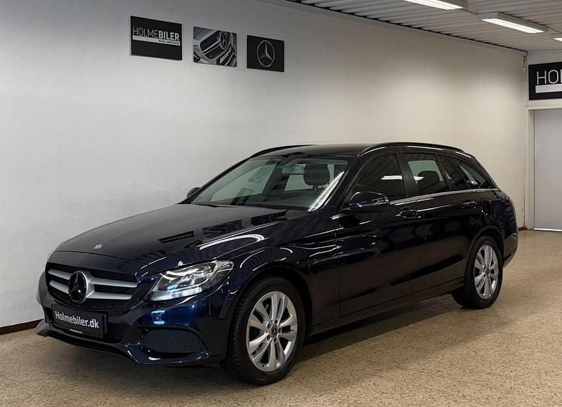 Blåmetal Brugt 2017 Mercedes C200 Business Stationcar | 154.900 kr. (God pris) - Billede 1/4