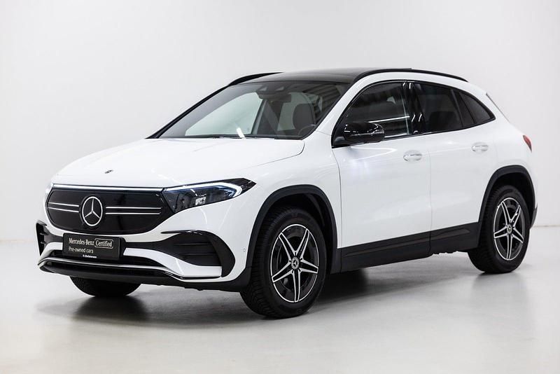Farve: hvid Brugt 2023 Mercedes EQA250+ AMG line SUV | 279.900 kr. (God pris) - Billede 1/4