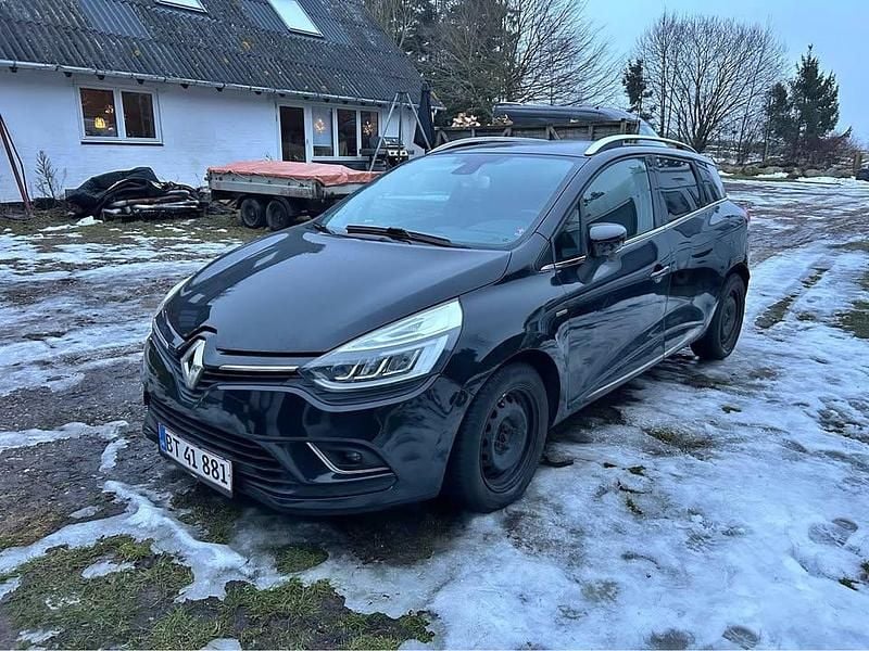 Brugt Renault Clio GrandTour LIMITED 90 HK (66 kW) 2017 Sort Stationcar