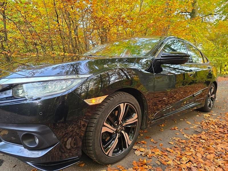 Sort Brugt 2017 Honda Civic Executive Sedan | 155.000 kr. (Super pris) - Billede 1/8