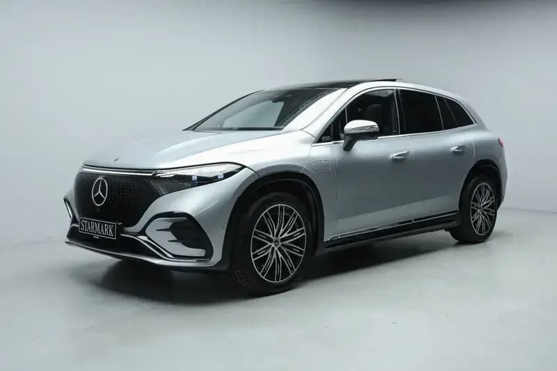 Sølv Brugt 2023 Mercedes EQS450+ AMG line SUV | 914.900 kr. (Fair pris) - Billede 1/3