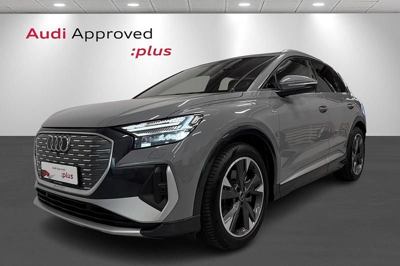 Grå Brugt 2024 Audi Q4 e-tron SUV | 399.900 kr. - Billede 1/4