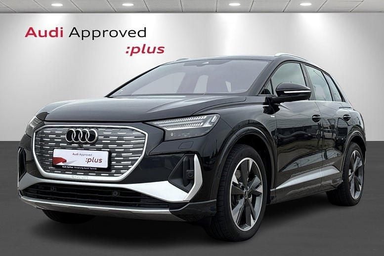 Sortmetal Brugt 2024 Audi Q4 e-tron Advanced SUV | 414.900 kr. (Dyr) - Billede 1/4