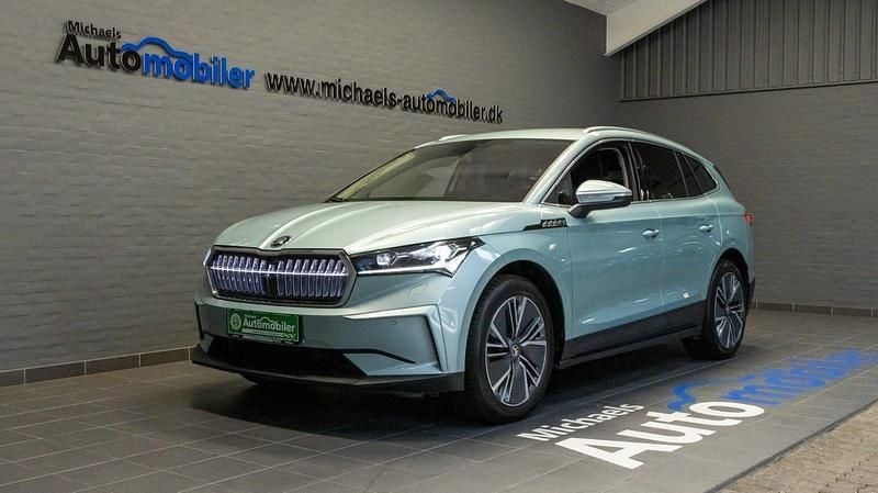 Turkismetal Brugt 2023 Skoda Enyaq iV Loft SUV | 334.900 kr. (Fair pris) - Billede 1/4