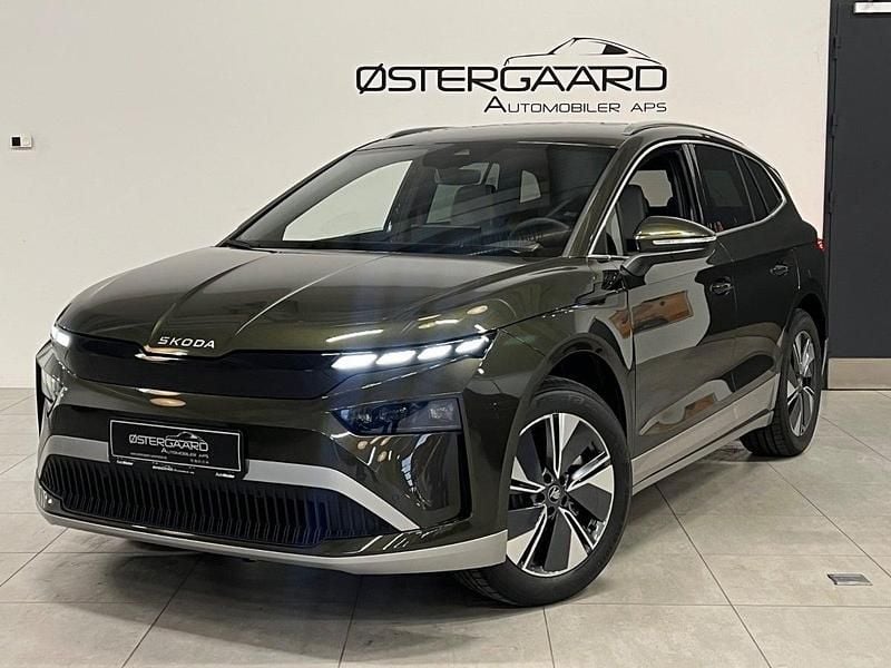 Mørkgrønmetal Ny 2025 Skoda Enyaq iV SUV | 369.700 kr. (God pris) - Billede 1/3