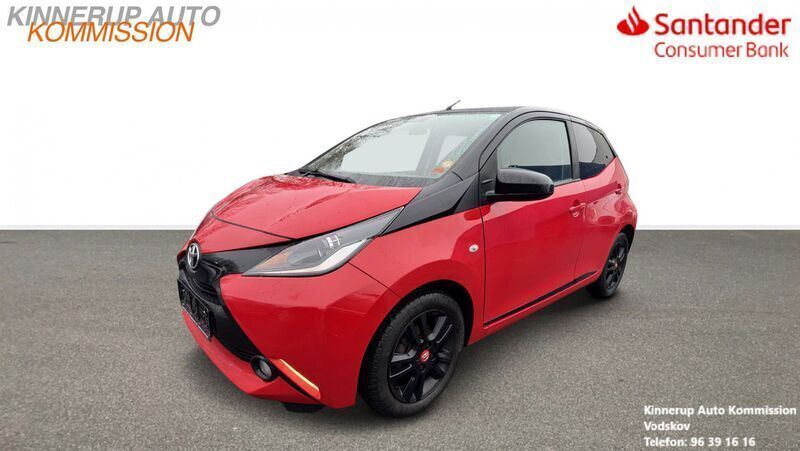 Sortrød Brugt 2018 Toyota Aygo X-cite Hatchback | 74.900 kr. (Fair pris) - Billede 1/4