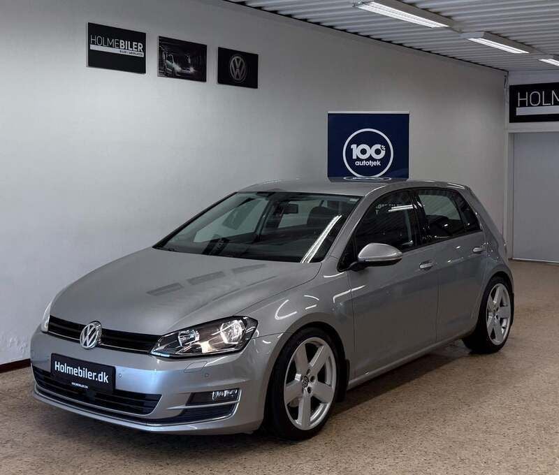 Sølvmetal Brugt 2014 VW Golf VII Highline Hatchback | 109.900 kr. (Fair pris) - Billede 1/3