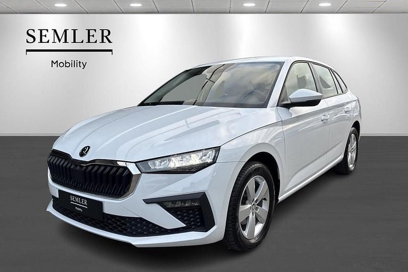 Hvid Brugt 2024 Skoda Scala Essence Hatchback | 239.900 kr. (Dyr) - Billede 1/4