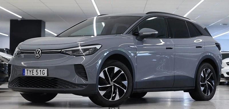 Grå Brugt 2022 VW ID.4 Pro Performance SUV | 199.900 kr. (God pris) - Billede 1/2