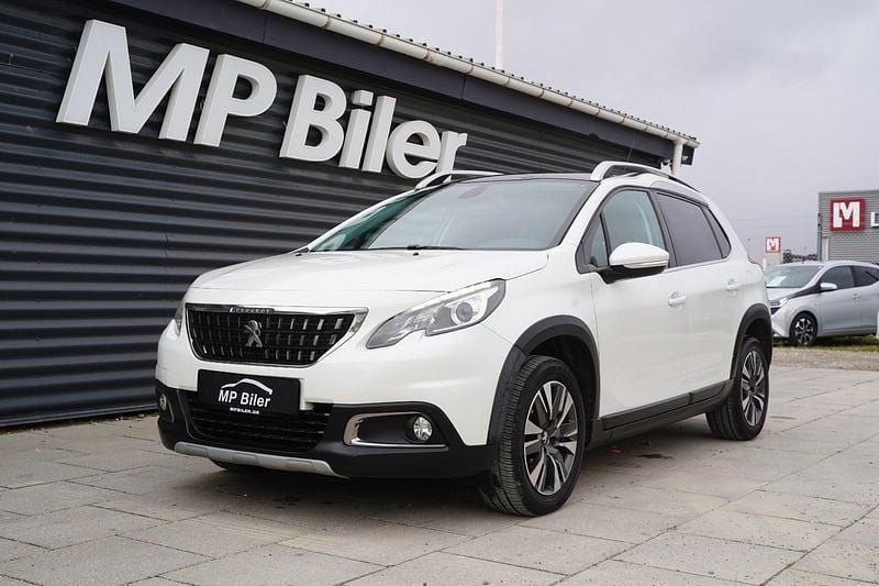 Hvid Brugt 2017 Peugeot 2008 Desire Sky SUV | 74.900 kr. (Fair pris) - Billede 1/4
