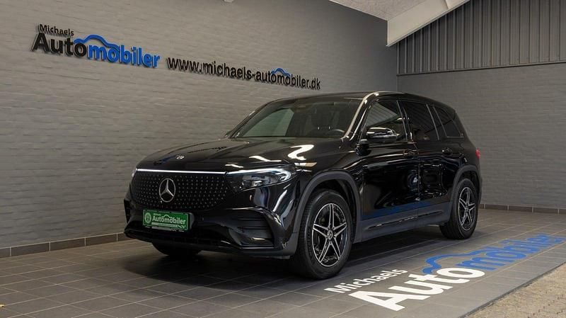 Sort Brugt 2024 Mercedes EQB350 AMG line SUV | 379.900 kr. (God pris) - Billede 1/4