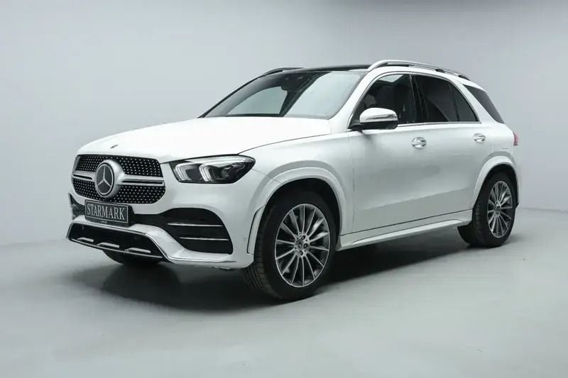 Hvid Brugt 2022 Mercedes GLE350e AMG line | 799.900 kr. (Fair pris) - Billede 1/4