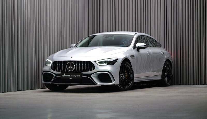 Sølvmetal Brugt 2018 Mercedes AMG GT 63 AMG Coupe | 12.488 kr. - Billede 1/4