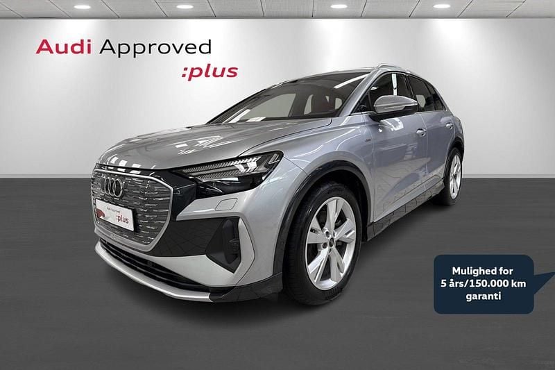 Sølvmetal Brugt 2024 Audi Q4 e-tron SUV | 374.900 kr. (Lidt for dyr) - Billede 1/4