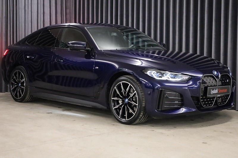 Blåmetal Brugt 2023 BMW i4 M Sport Sedan | 424.900 kr. (Fair pris) - Billede 1/4