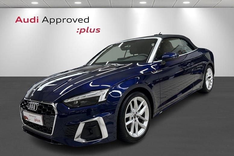 Mørkblåmetal Brugt 2024 Audi A5 S-line plus Coupe | 649.900 kr. - Billede 1/4