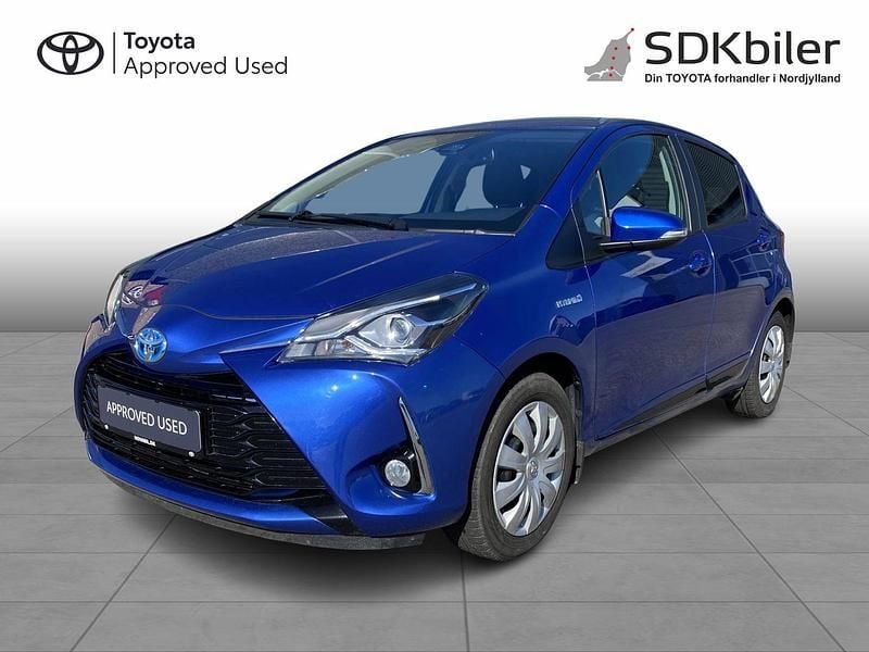 Blåmetal Brugt 2019 Toyota Yaris Hybrid H3 Hatchback | 124.900 kr. (Fair pris) - Billede 1/4