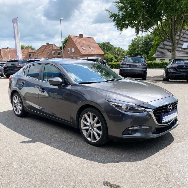 Gråmetal Brugt 2018 Mazda 3 Optimum Sedan | 149.900 kr. (Fair pris) - Billede 1/1
