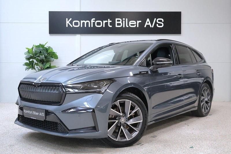 Gråmetal Brugt 2022 Skoda Enyaq iV SportLine SUV | 219.800 kr. (Fair pris) - Billede 1/4
