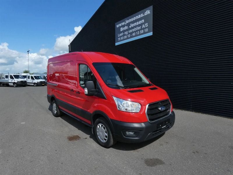 Rød Brugt 2022 Ford Transit Trend Van | 169.800 kr. - Billede 1/4