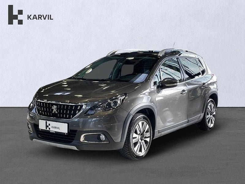 Grå Brugt 2019 Peugeot 2008 SUV | 114.900 kr. (God pris) - Billede 1/4