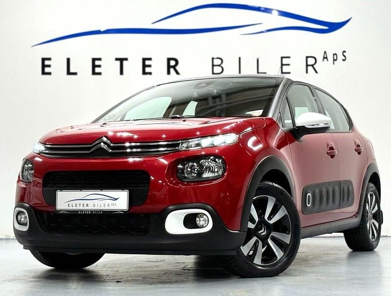 Rød Brugt 2018 Citroën C3 Skyline Hatchback | 69.900 kr. (Fair pris) - Billede 1/4