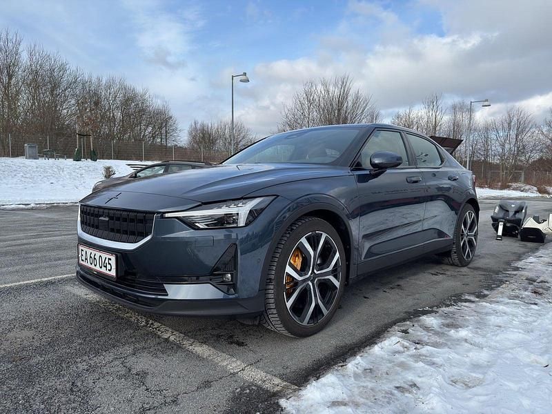 Mørkblåmetal Brugt 2021 Polestar 2 Performance Hatchback | 214.900 kr. (Fair pris) - Billede 1/4