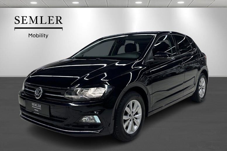 Sort Brugt 2019 VW Polo Highline Hatchback | 179.900 kr. (Fair pris) - Billede 1/4
