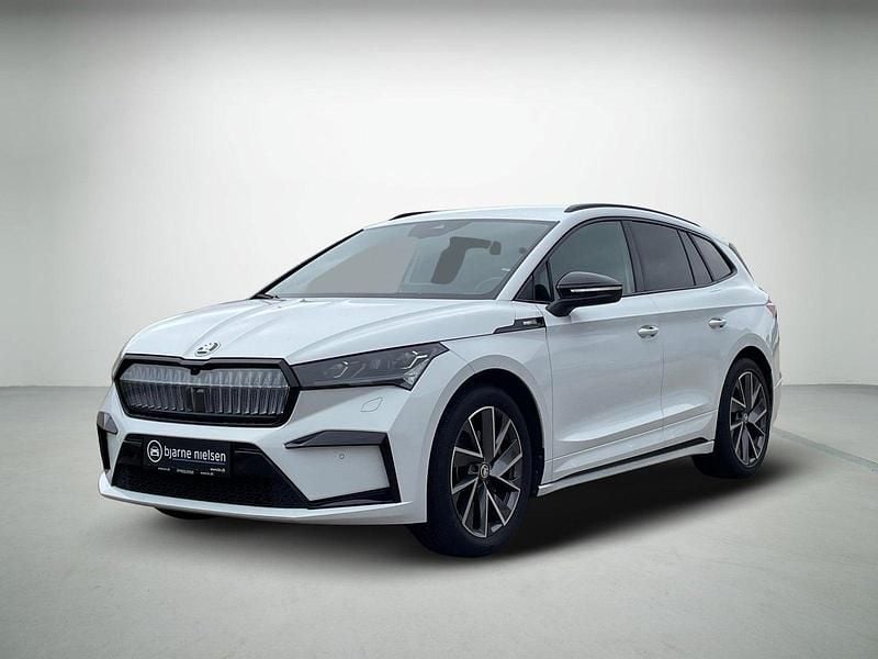 Hvid Brugt 2022 Skoda Enyaq iV SportLine SUV | 254.990 kr. (Super pris) - Billede 1/4