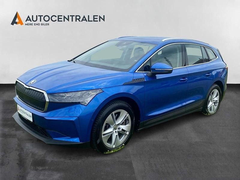 Mørkblåmetal Brugt 2022 Skoda Enyaq iV Loft SUV | 259.500 kr. (Fair pris) - Billede 1/4