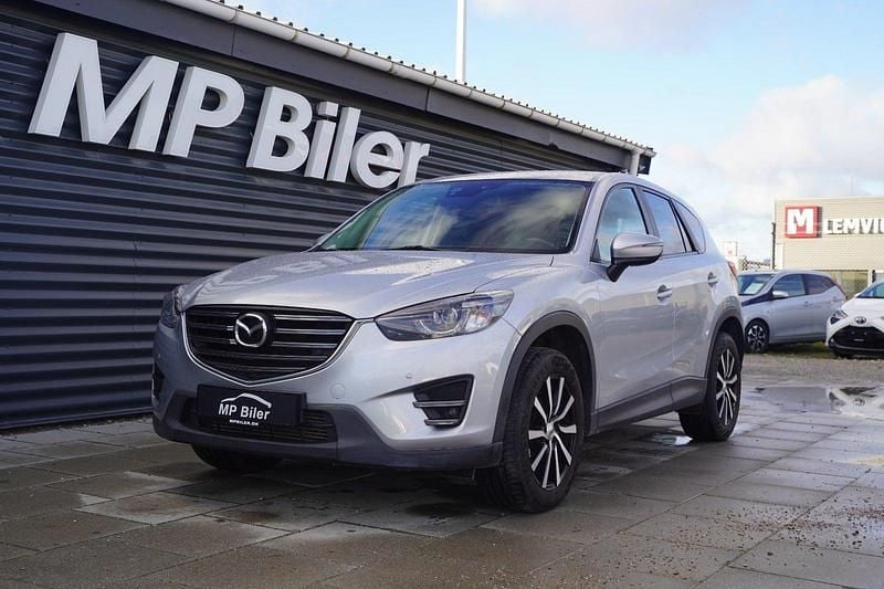 Sølvmetal Brugt 2016 Mazda CX-5 Vision SUV | 119.900 kr. (Super pris) - Billede 1/4