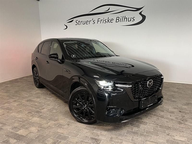 Jet black Brugt 2024 Mazda CX-60 Homura-Line SUV | 424.900 kr. (God pris) - Billede 1/4